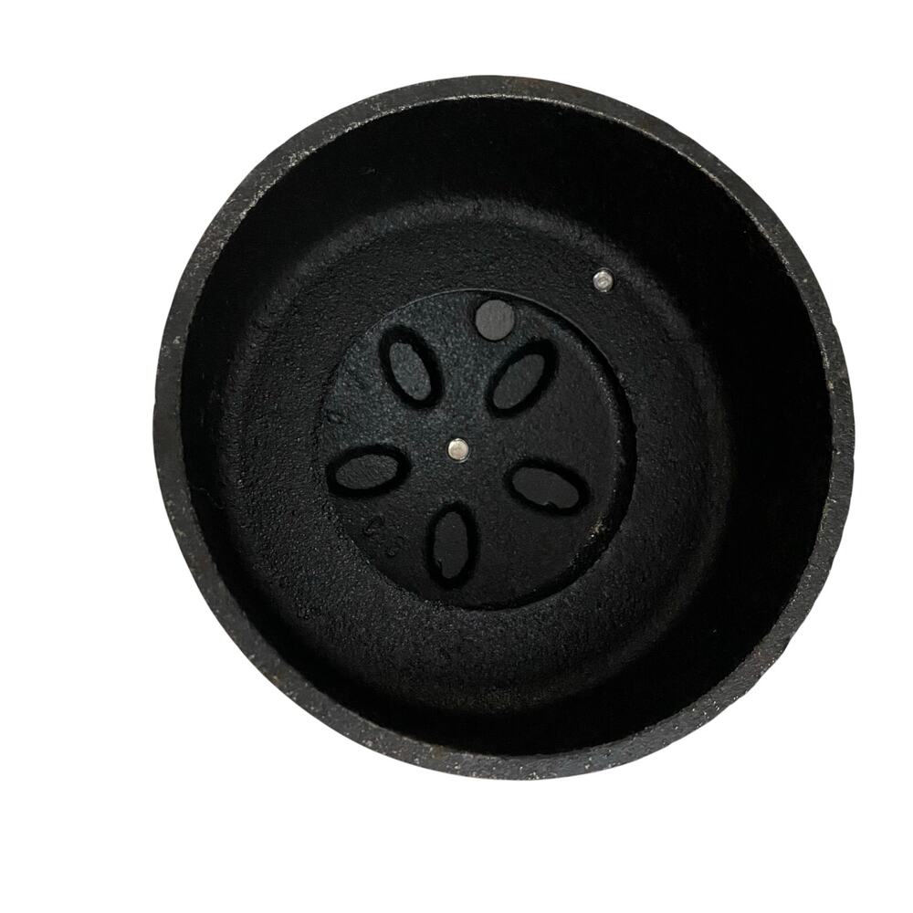 Big Green Egg Cast Iron Daisy Wheel Dual Function Vent Cap Fits Small & MiniMax - Picture 4 of 6